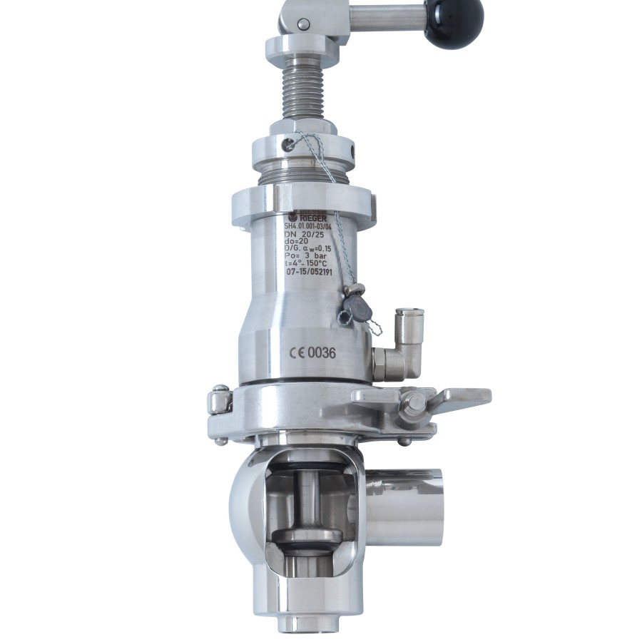 RIEGER make Hygienic Safety Valves